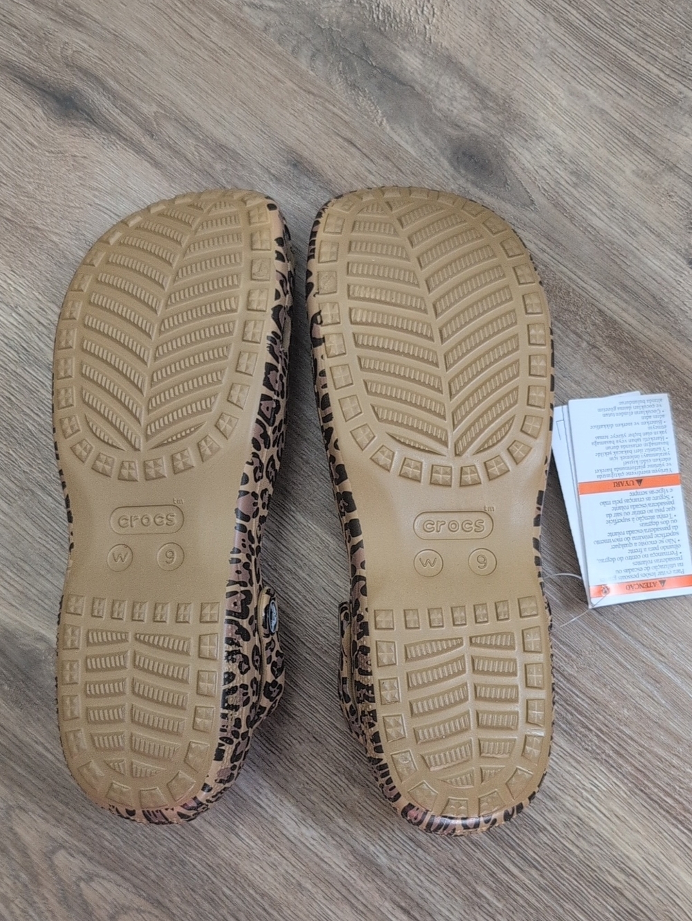 Crocs Mary Janes NWT Cheetah Print - Picture 2 of 5
